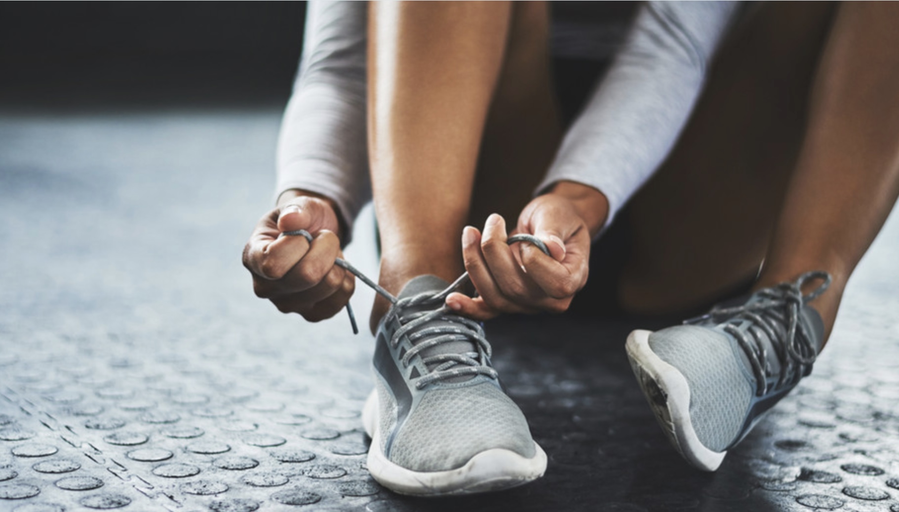 Getting ready for workout